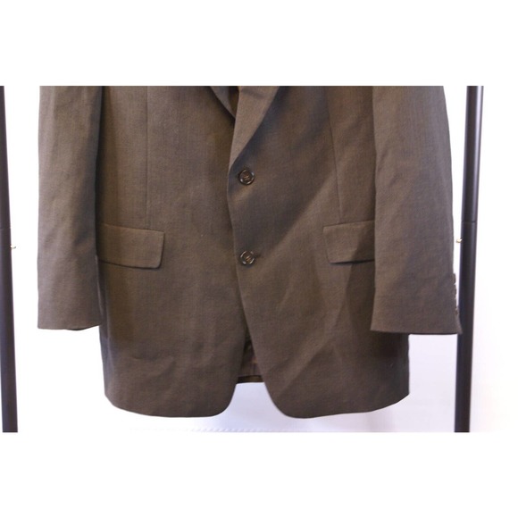 Hart Schaffner Marx Blazer Men 40L Black Long Sleeve Single Breasted Notch Lapel - Picture 5 of 10